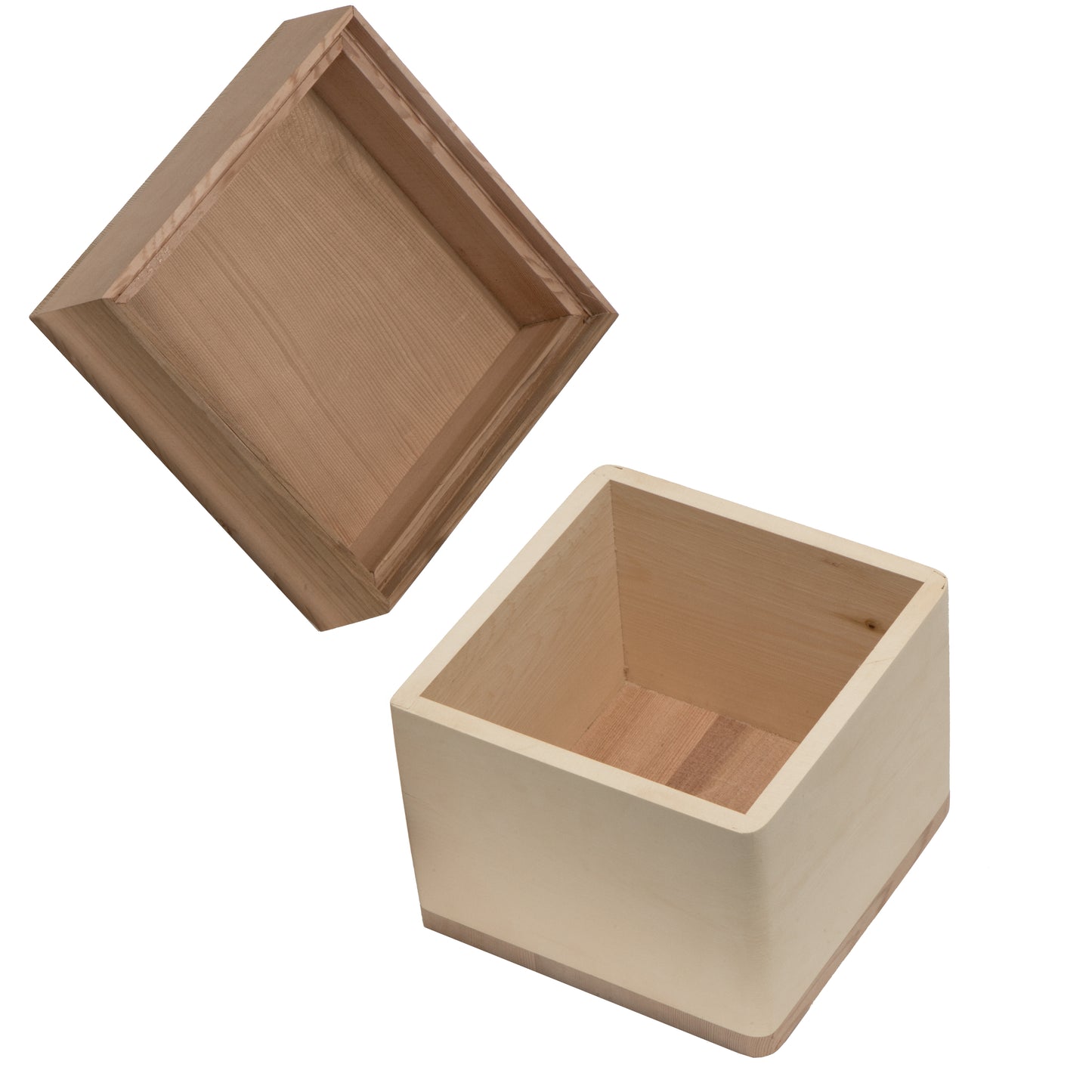 8" yellow cedar bentwood box