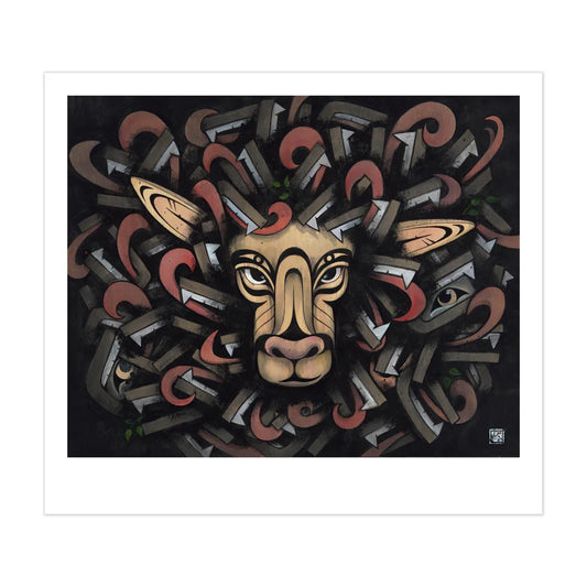 'Black Sheep" Fine Art Print by Louie Gong