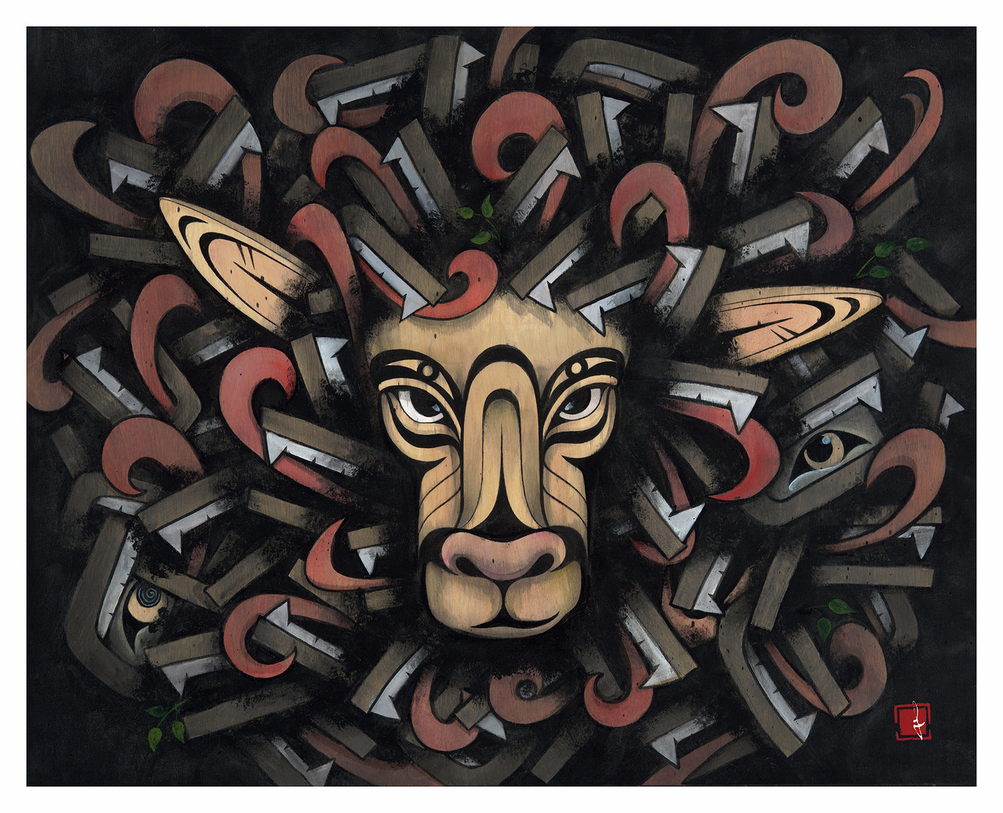 'Black Sheep" Fine Art Print by Louie Gong