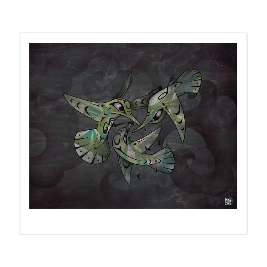 "Internal Affairs" Fine Art Print by Louie Gong