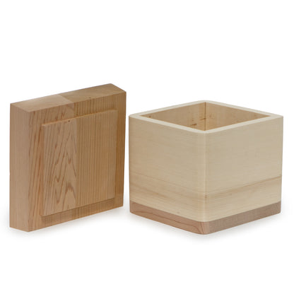 5" Yellow Cedar Bentwood Box