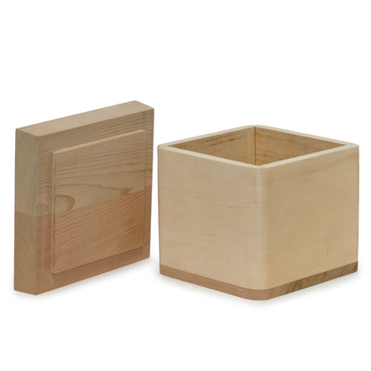 6" Yellow Cedar Bentwood Box