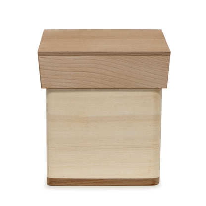 7" Yellow Cedar Bentwood Box