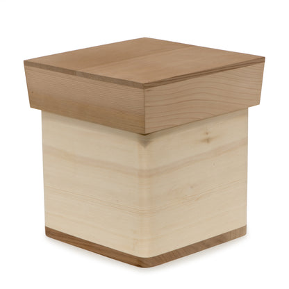 7" Yellow Cedar Bentwood Box