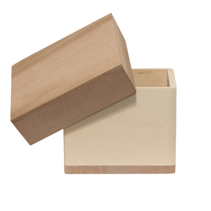 8" Yellow Cedar Bentwood Box