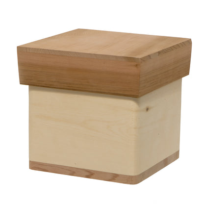 8" Yellow Cedar Bentwood Box