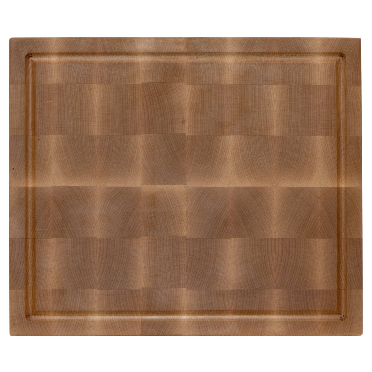 End-grain maple cutting board